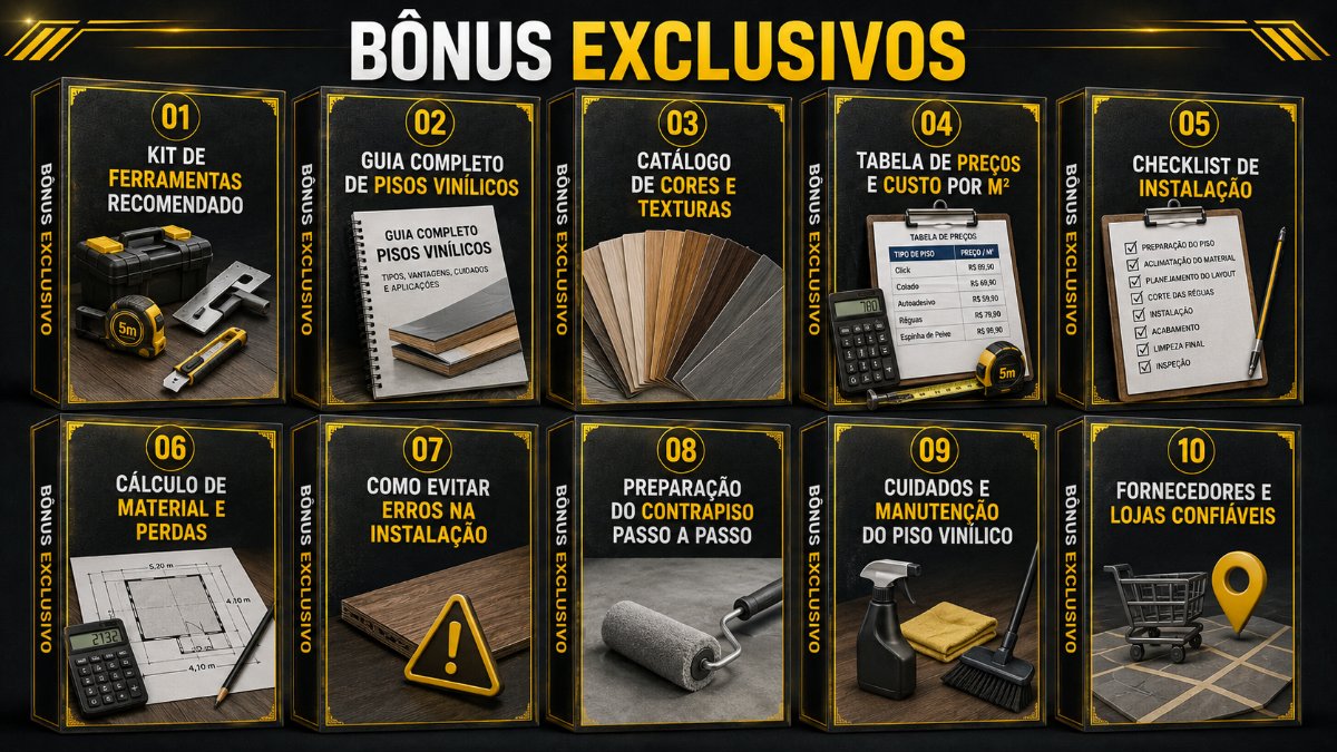 Bônus Exclusivos