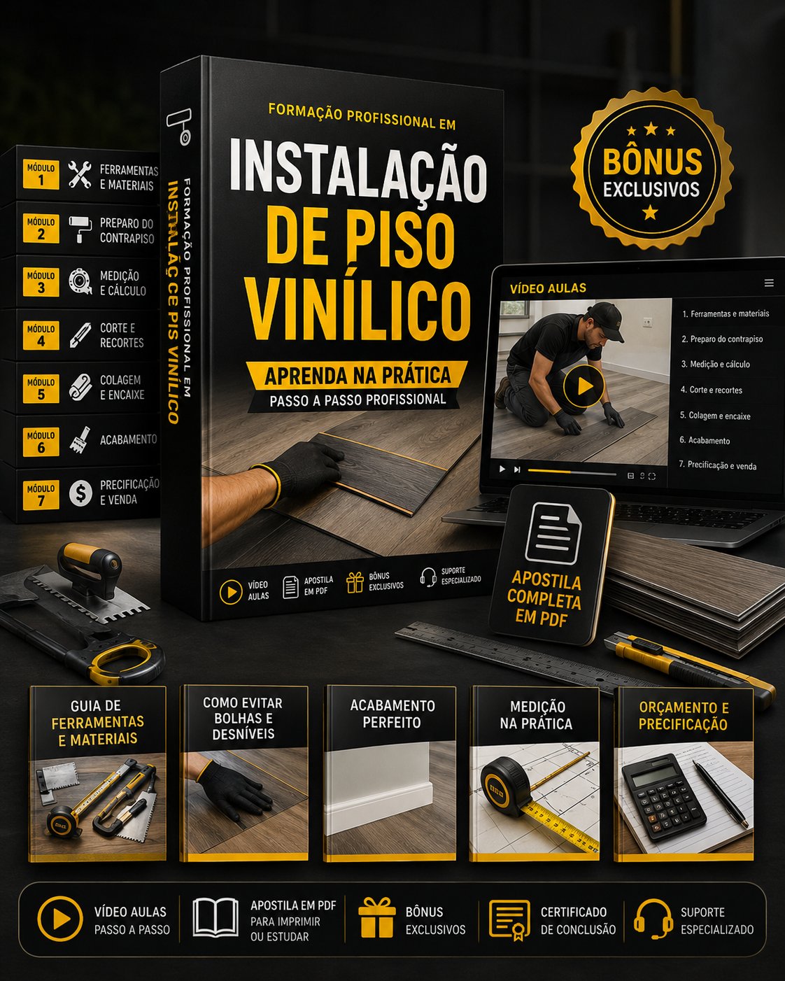 Instalador de Piso Vinílico - Guia Profissional